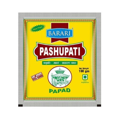 Barari Pashupati Sada Papad 100grm