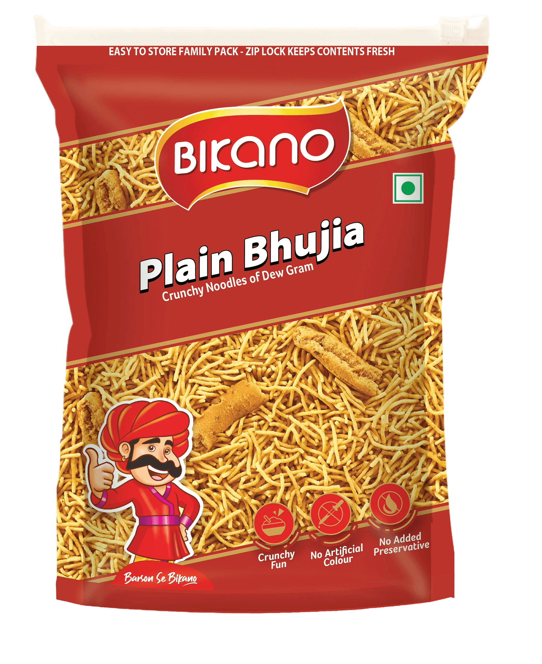 Bikano Plain Bhujia 140Gm