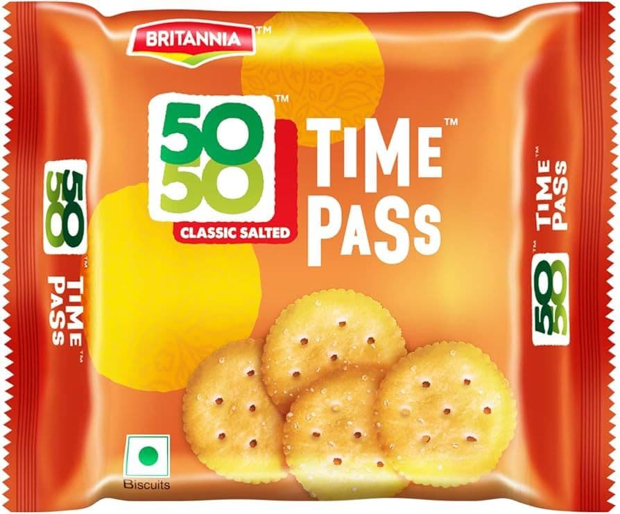 Britannia 50 50 Time Pass 150gm
