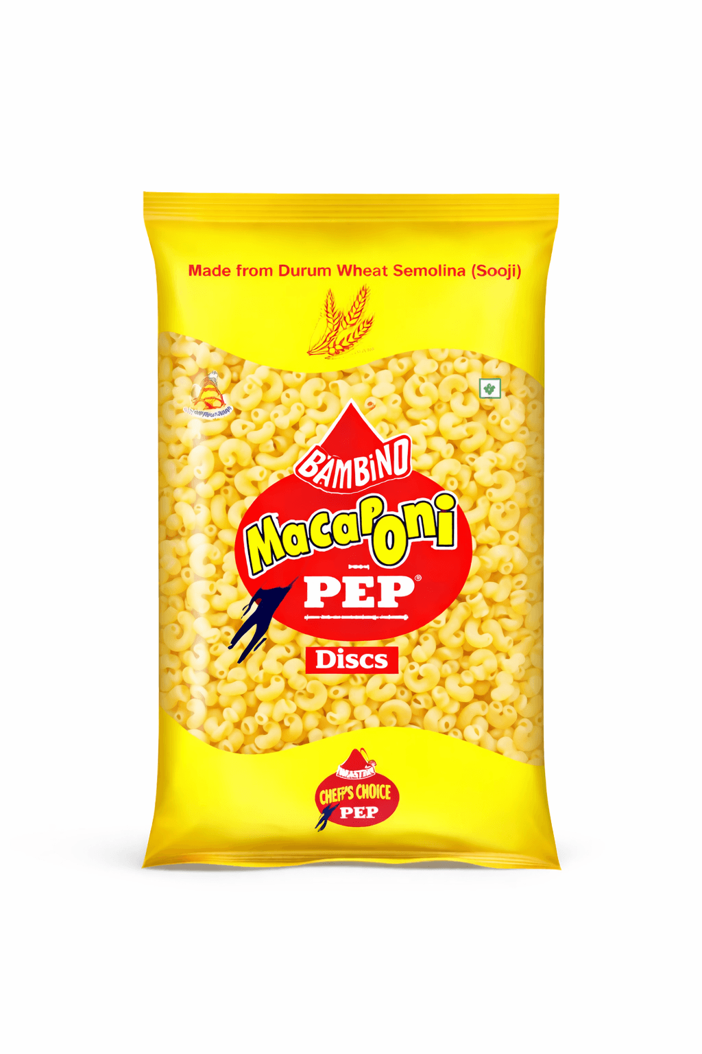 Bambino Macaroni Discs 400gm