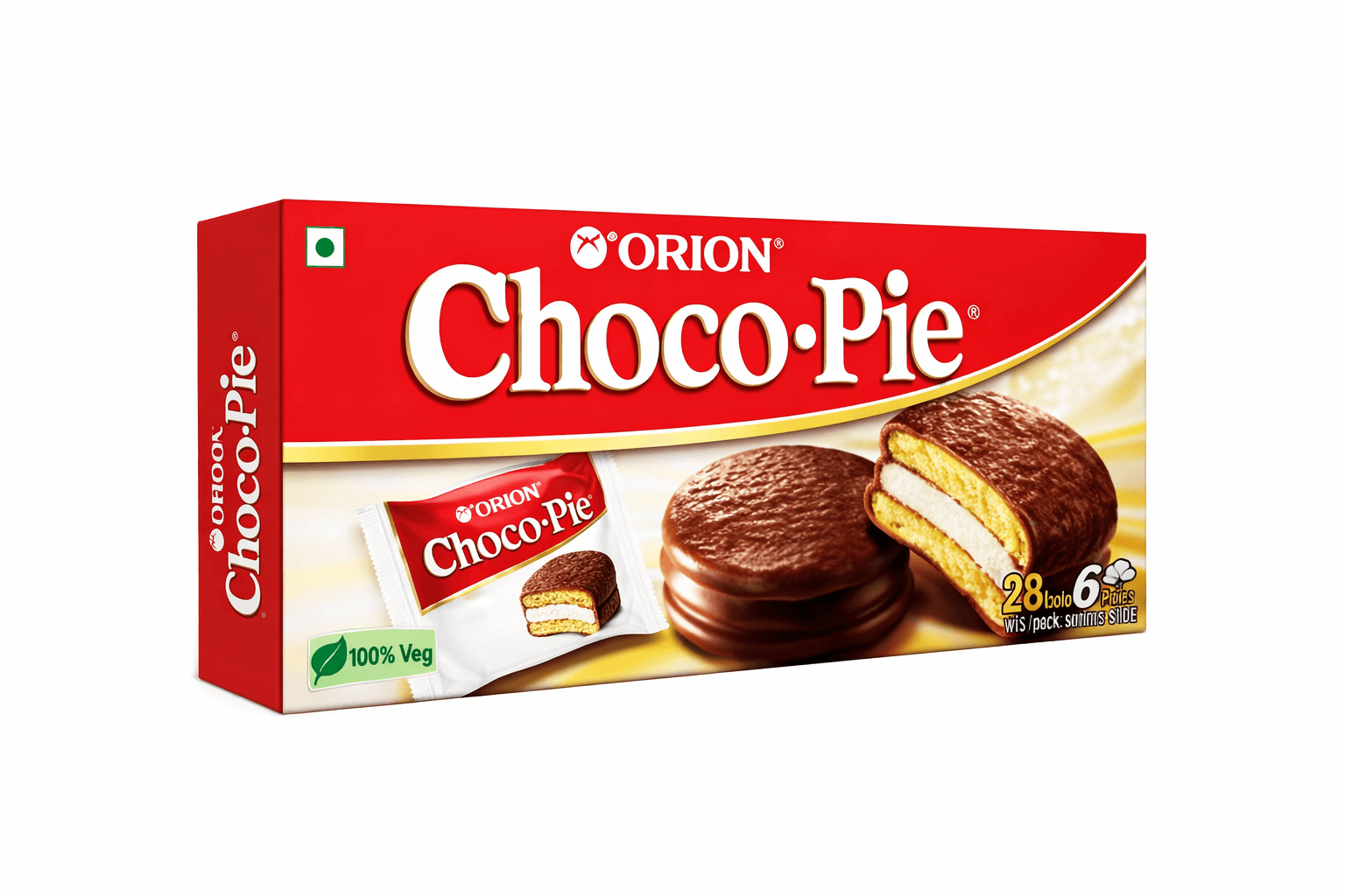 Orion Choco Pie 6 packs 150gm