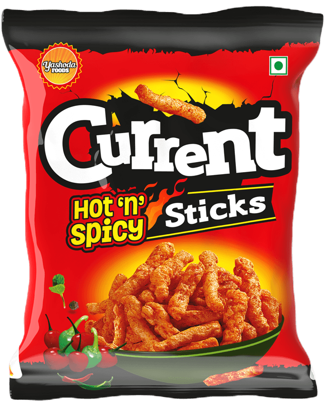 Current Hot And Spicy Sticks 80gm