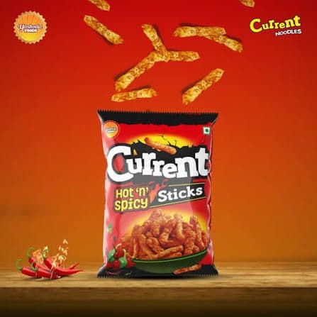 Current Hot & Spicy Sticks 80g MRP60
