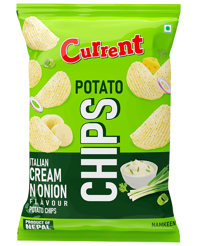 Current Potato Chips Italian Cream Onion 45g