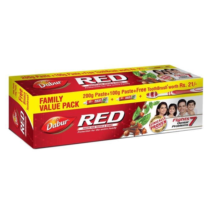 Dabur Red Paste Family Value Pack 255gm