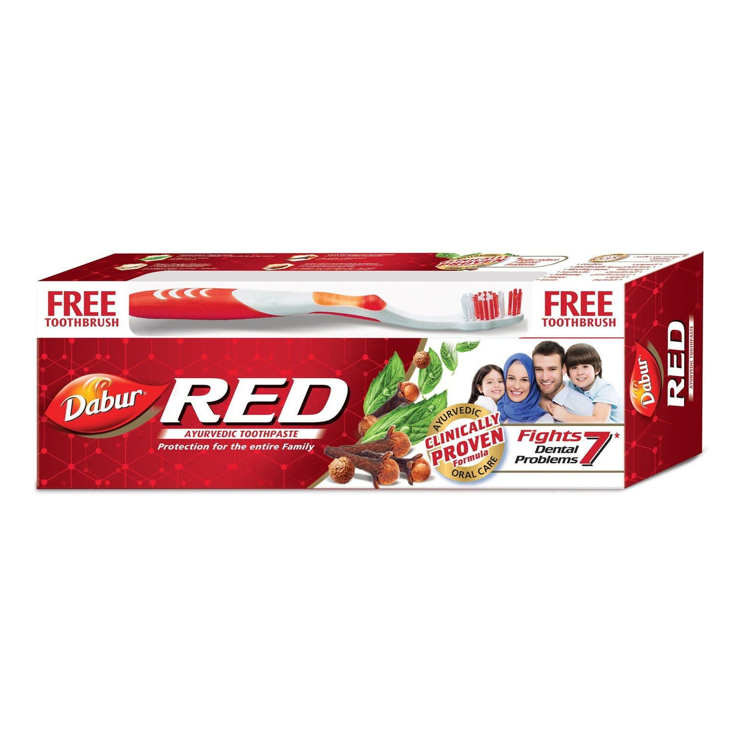 Dabur Red Paste Free Toothbrush Free 175gm