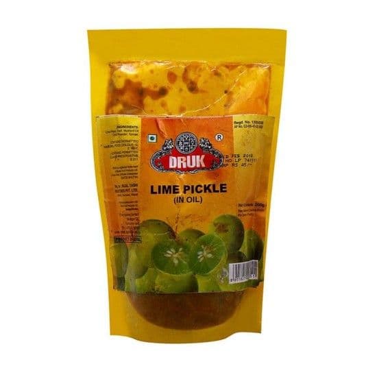 Druk Lime Pickle 200gm Pouch