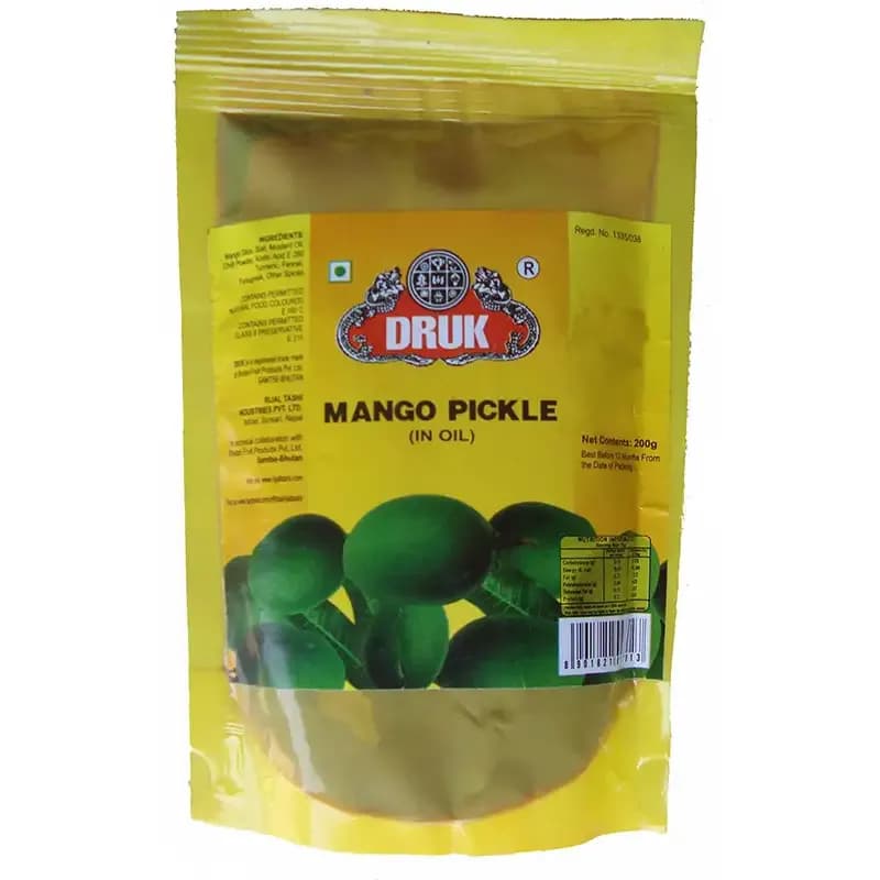 Druk Mango Pickle Pouch 200gm