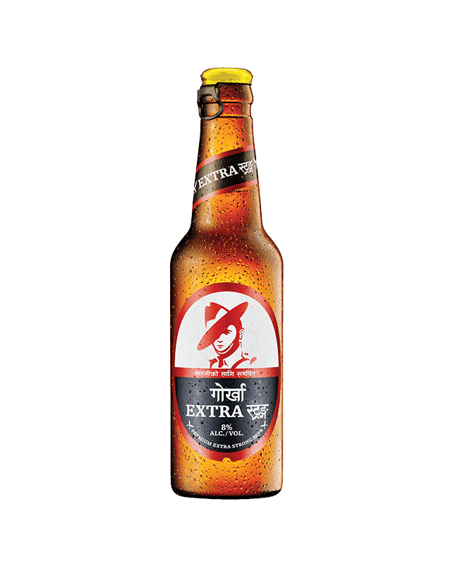 Gorkha Extra Strong Premium Beer 330ml MRP200