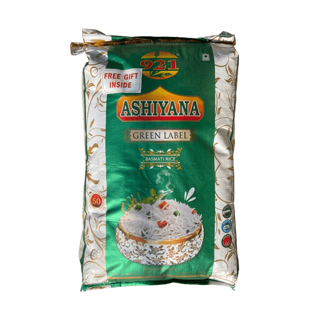 Aashiyana Green Label Basmati Rice 20kg