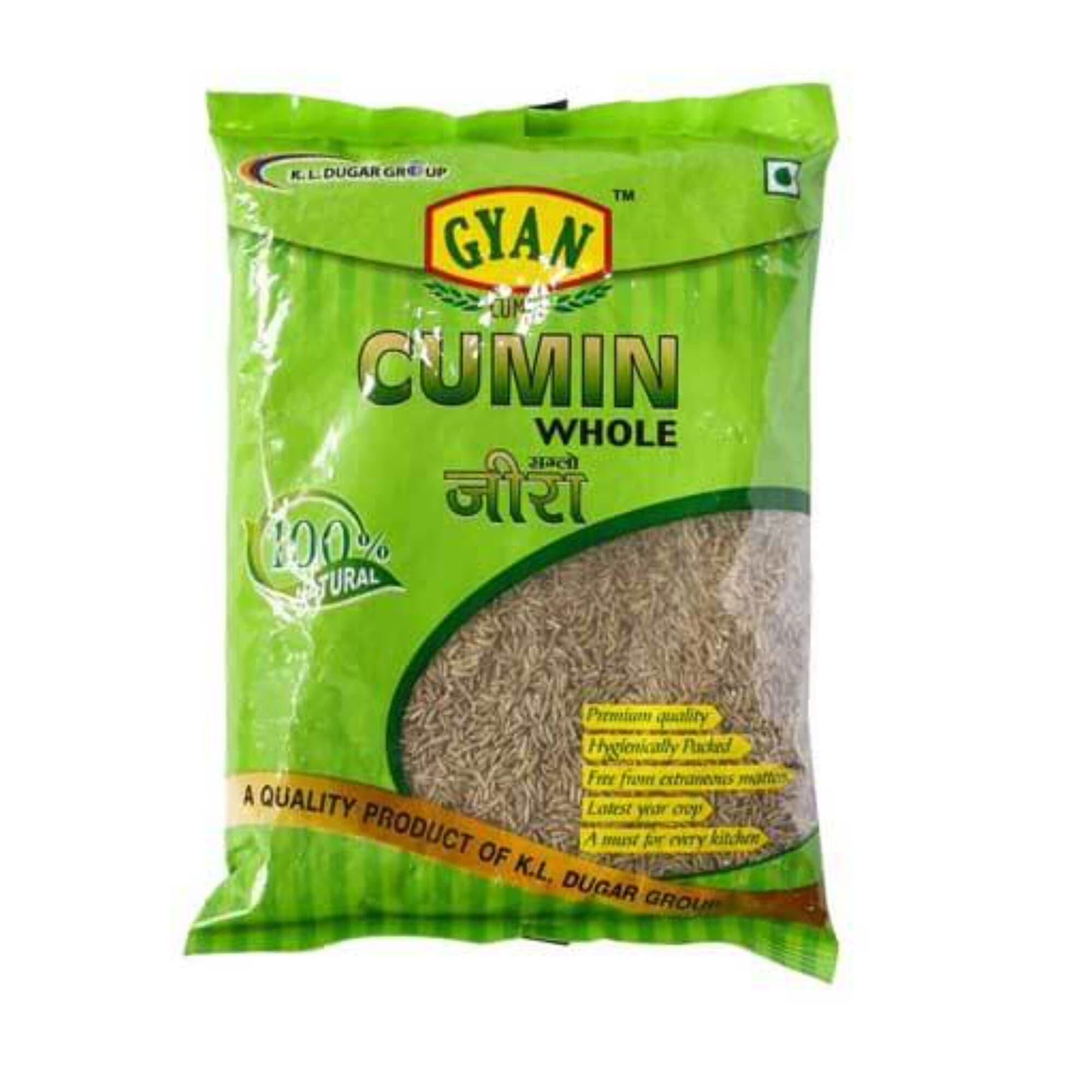 Gyan Cumin Whole(Jeera ) 500 gm