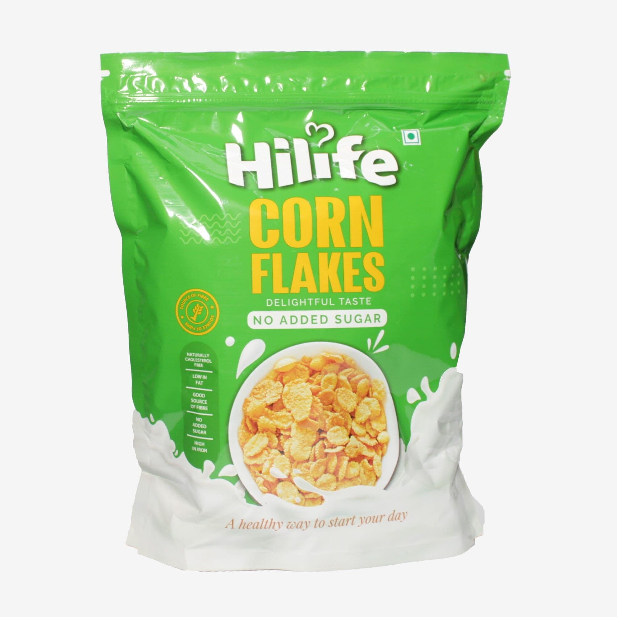 Hilife Corn Flakes no added sugar 500 gm