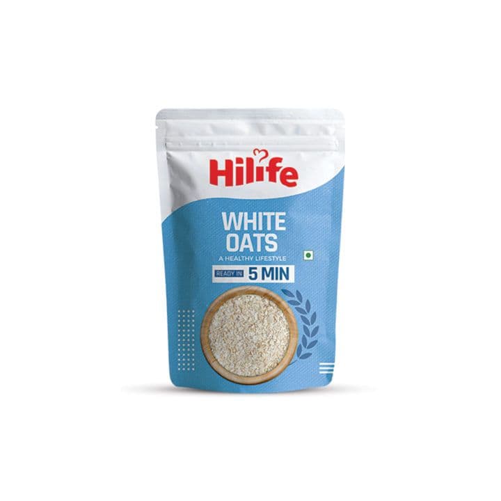 Hilife White Oats 400GM  POUCH