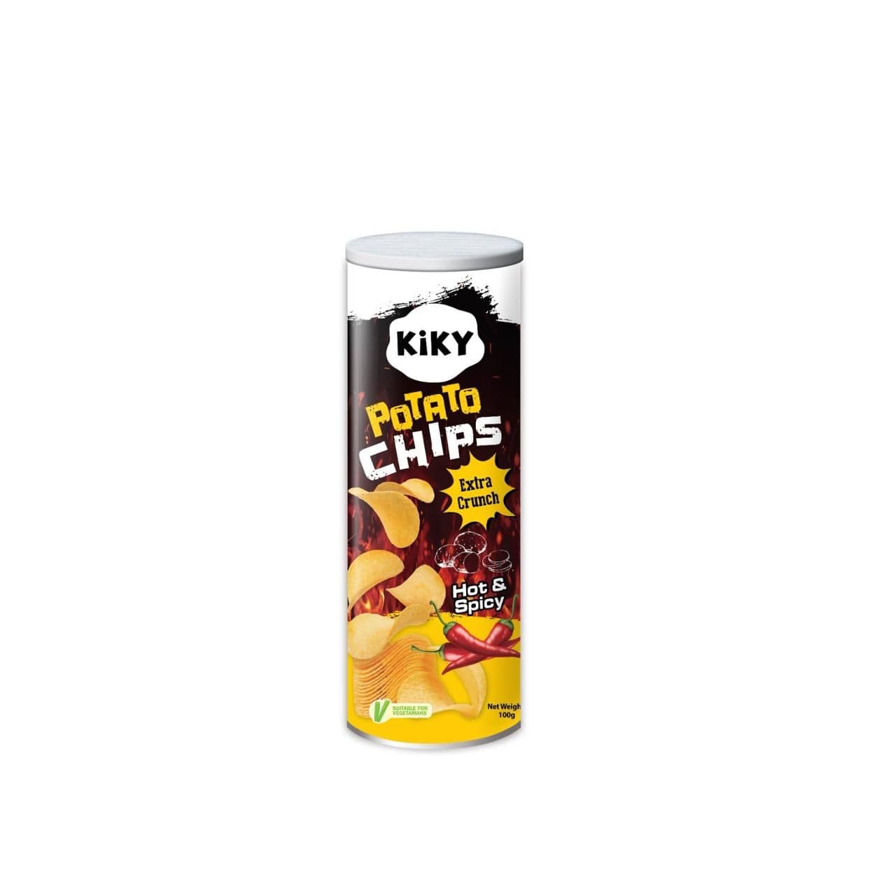 Kiky Potato Chips Hot &n Spicy 100grm
