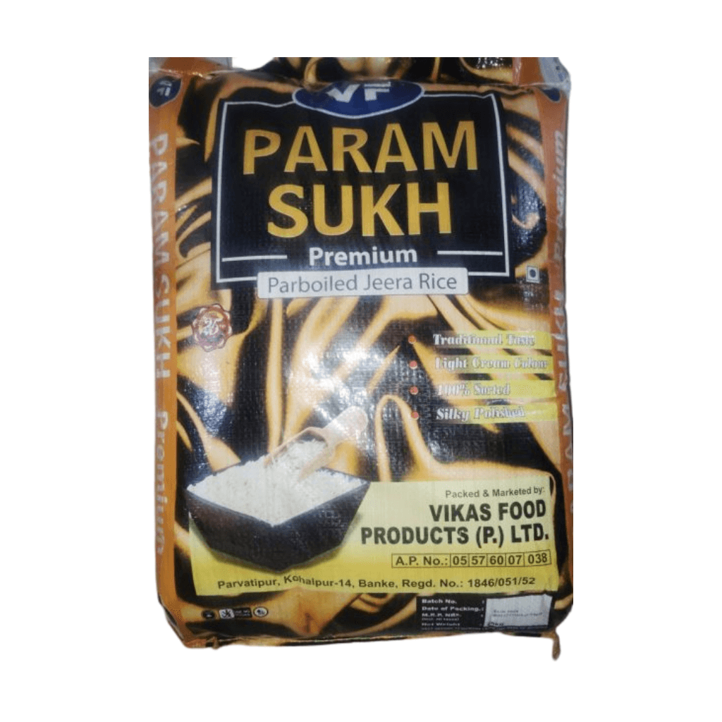 Param Sukh Boiled Jeera Rice 25kg