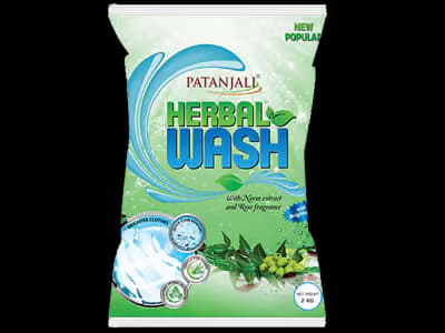 Patanjali Herbal Wash Blue Detergent Powder 900gm