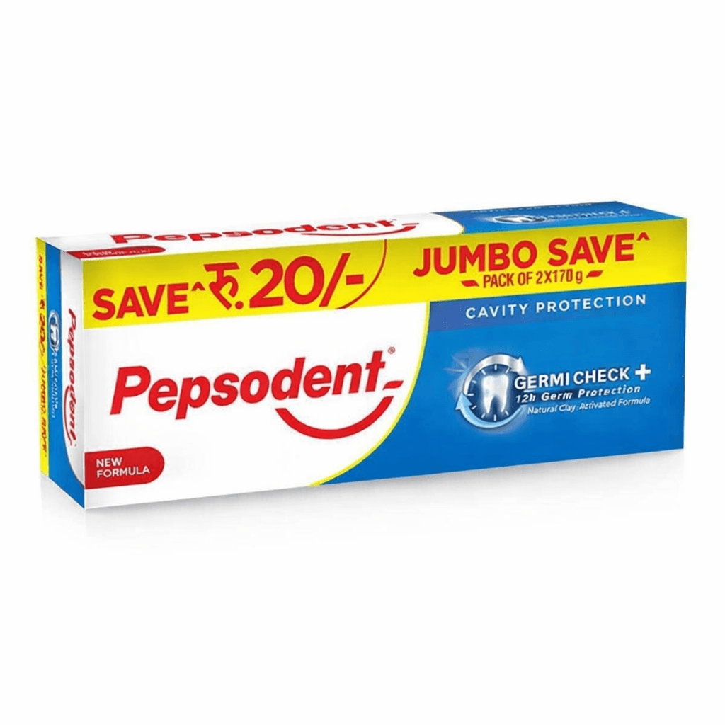 Pepsodent Germi Check+ 170grm*2 Save Rs.20