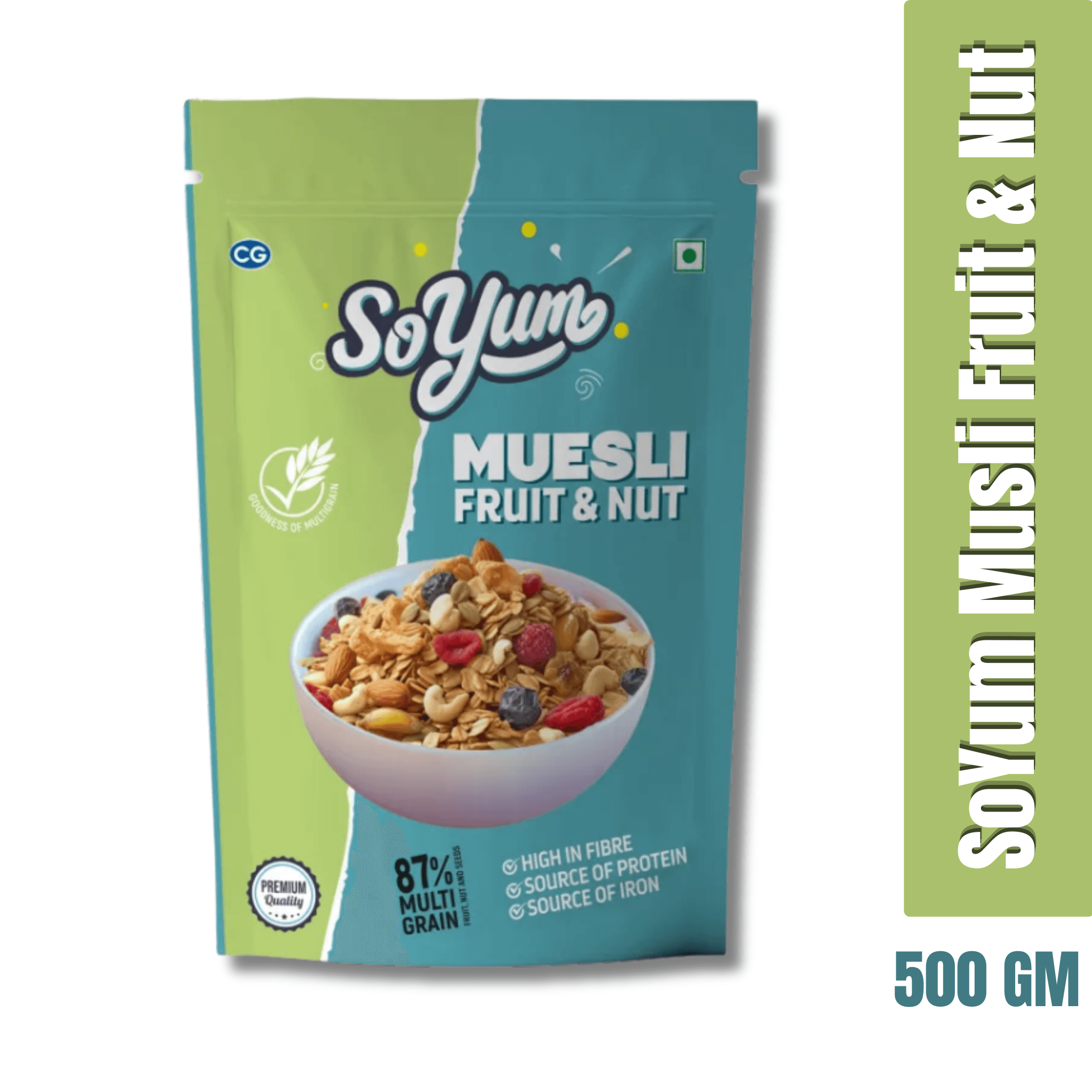 Soyam Muesli Fruit & Nut 500grm
