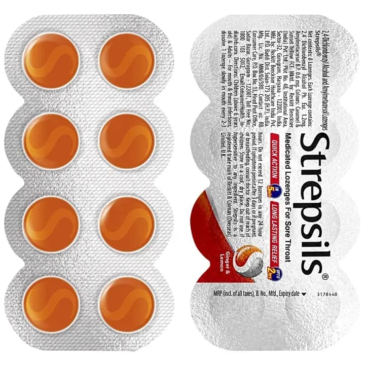 Strepsils Ginger & lemon