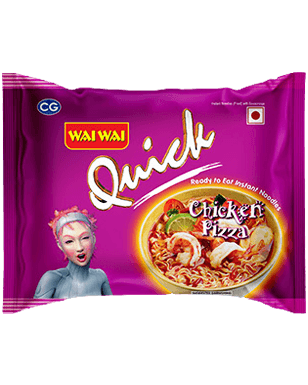 Wai Wai Quick Chicken Pizza Noodles 60gm
