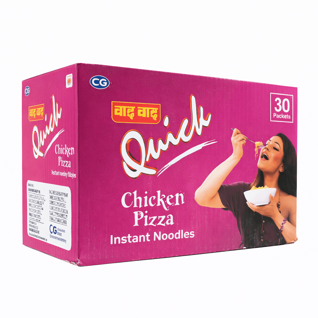 Wai Wai Quick Chicken Pizza Noodles 60gm_Case