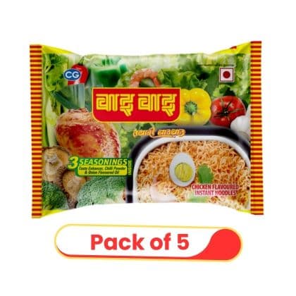 Wai Wai Chicken Flavour 60gm (Pack of 5)