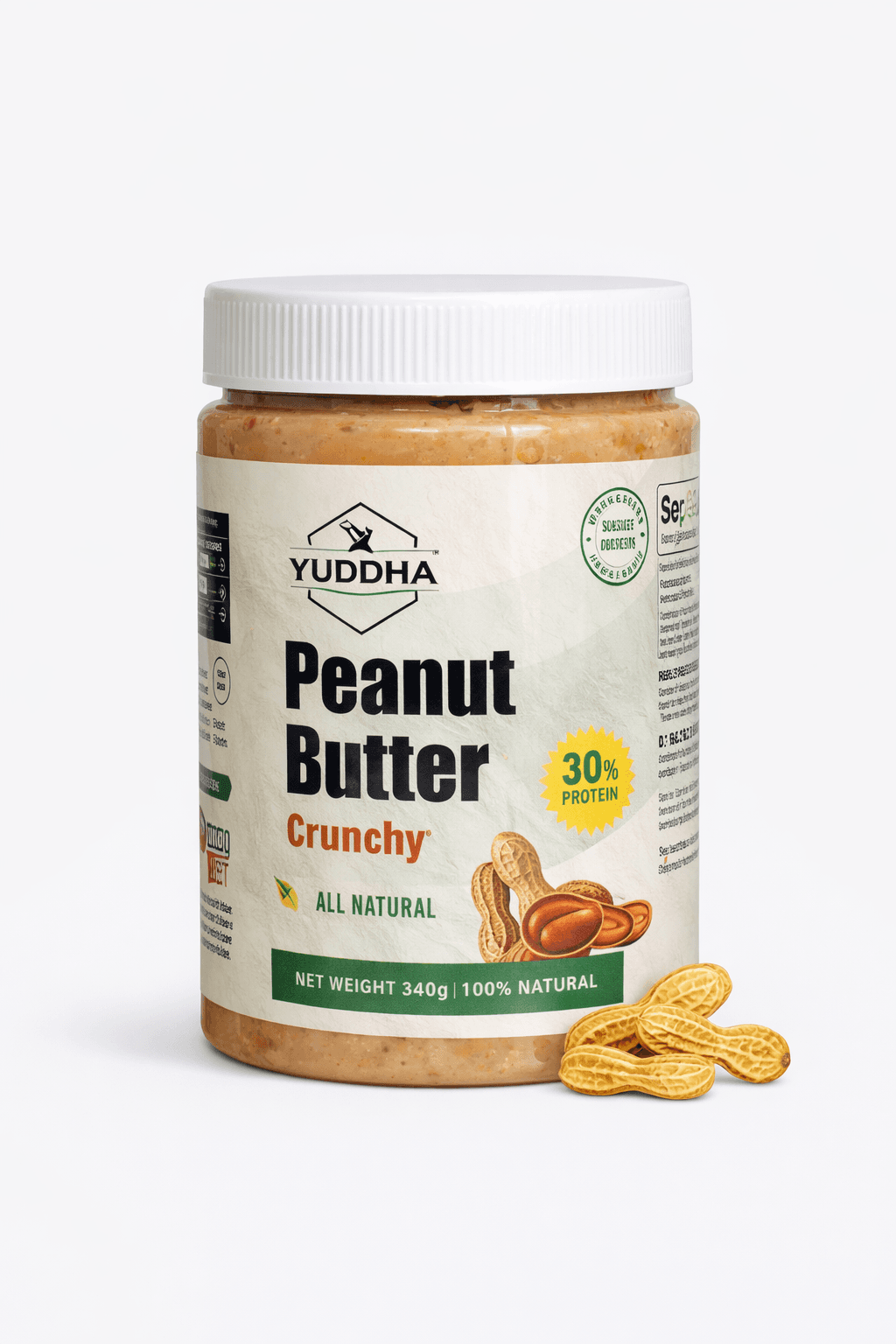 Yuddha Peanut Butter Crunchy 510g